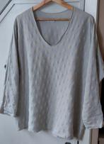 Prachtig Shirt met fluwelen harten X.L., Kleding | Dames, Made in Italy, Ophalen of Verzenden, Zo goed als nieuw, Lange mouw