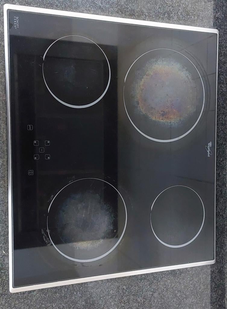 Elektrisch kookvuur 6.2kW, 60cm, Ophalen, Gebruikt, Elektrisch