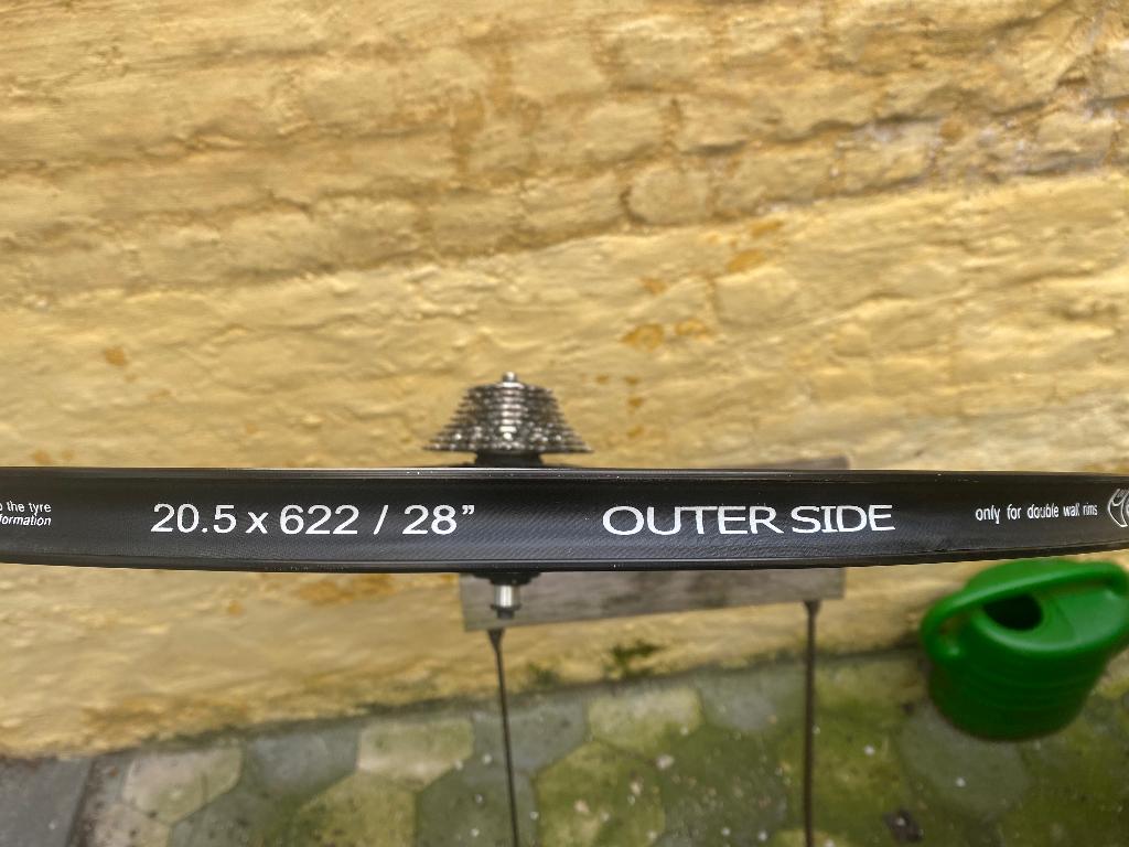 Achterwiel + Shimano cassette (9-speed), Fietsen en Brommers, Fietsonderdelen, Zo goed als nieuw, Aluminium, Racefiets, Ophalen