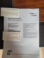 tickets plopsaland de panne, Tickets en Kaartjes, Twee personen, Ticket of Toegangskaart