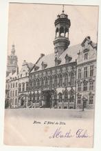 Mons l'Hôtel de Ville (1904), Envoi, Avant 1920, Affranchie, Hainaut