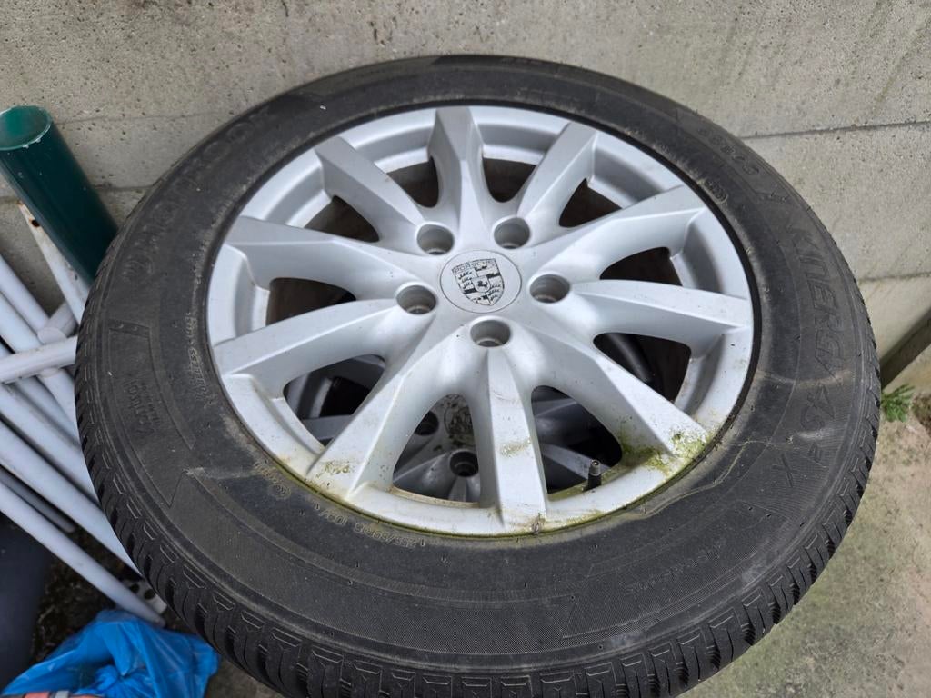 Porsche velgen met banden 19 inch, Ophalen, 19 inch, Band(en)