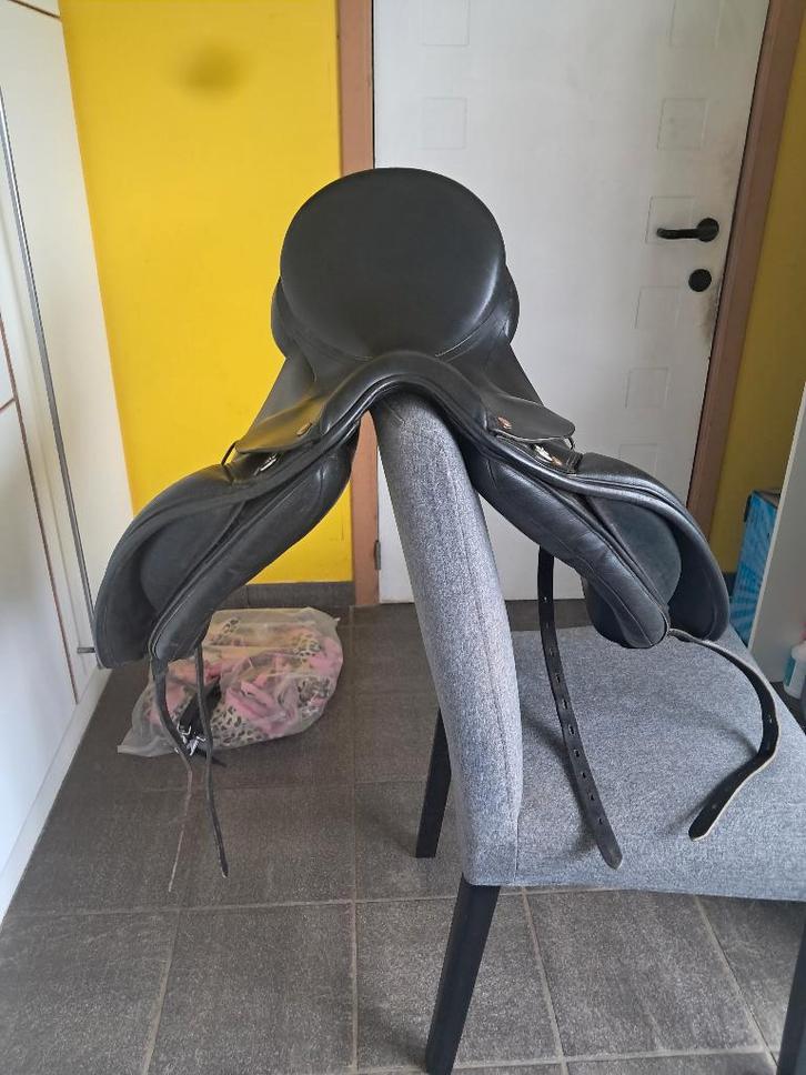 Dressuurzadel 17'5 inch Kent&Masters, Dieren en Toebehoren, Paarden en Pony's | Zadels, Gebruikt, Dressuur, Ophalen