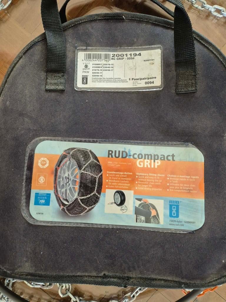 Rud-Compact Grip sneeuwkettingen, Enlèvement, Comme neuf