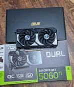 ASUS Dual GeForce RTX 5060 Ti 16 GB GDDR7 Blackwell, Ophalen of Verzenden, Zo goed als nieuw