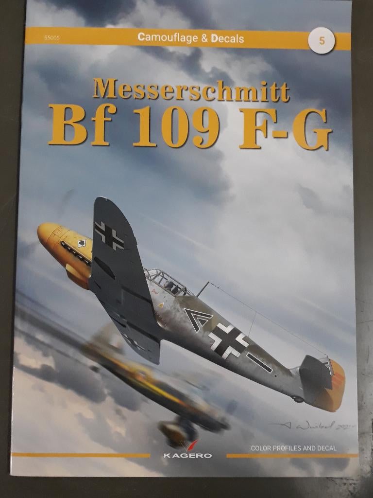 Boekje "Messerschmitt Bf109F-G" camouflage & decals Nr.5, Ophalen of Verzenden, Tweede Wereldoorlog, Zo goed als nieuw, Luchtmacht