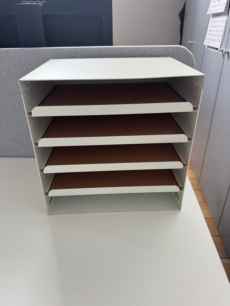 White Table shelf, Divers, Accessoires de bureau, Comme neuf, Enlèvement