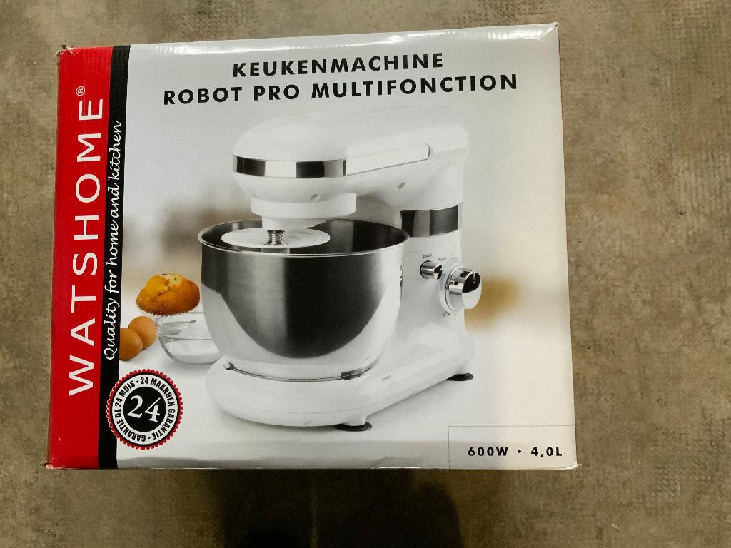 Robot pâtissier  Watshome, 3 à 4 litres, Enlèvement ou Envoi, Neuf