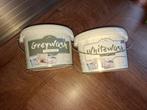 2 pots de sérusée gris et blanc neufs!, Wit