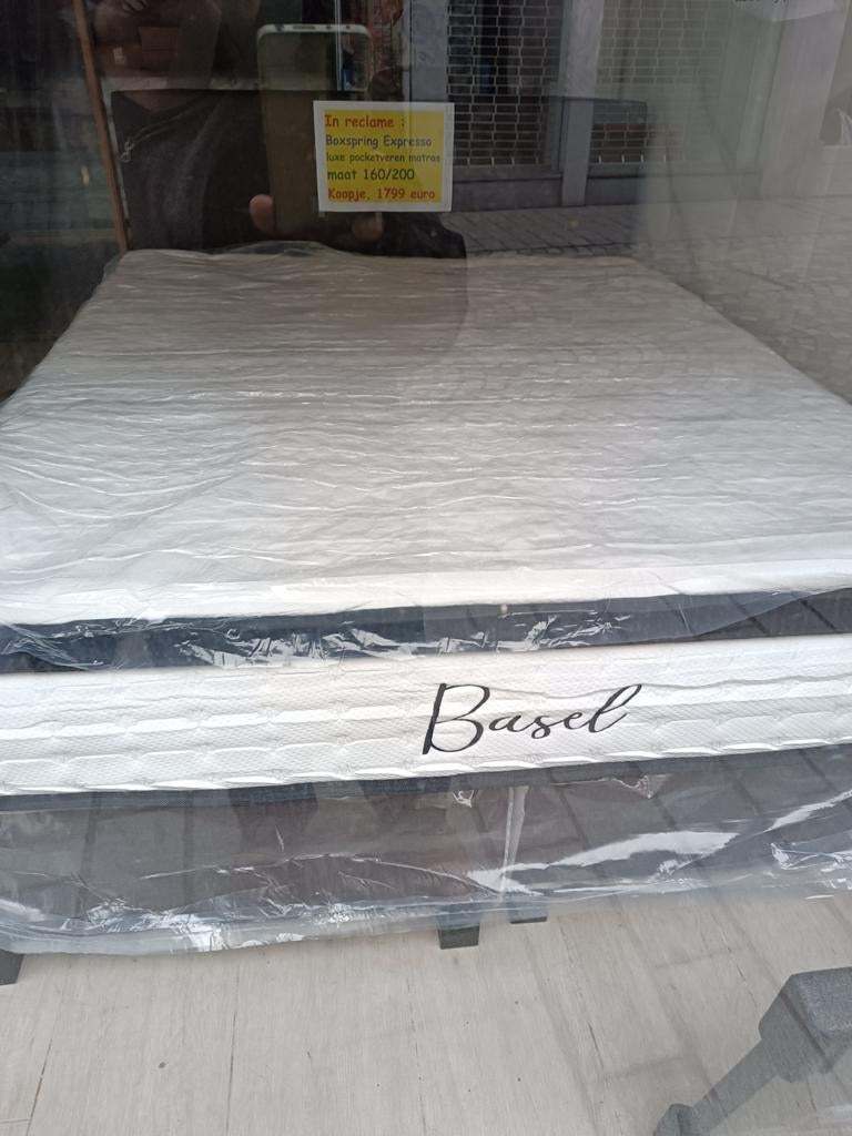 Matelas à ressorts ensachés de luxe 160/200 avec surmatelas, Maison & Meubles, Chambre à coucher | Matelas & Sommiers, Enlèvement ou Envoi