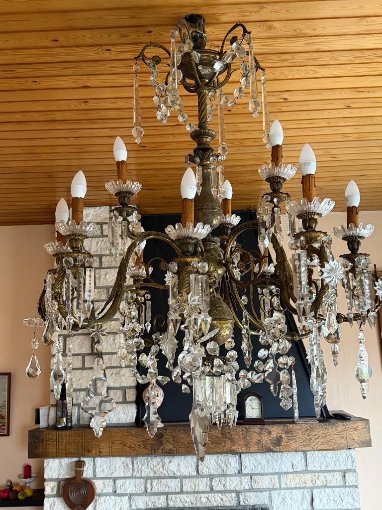 Antieke luster, Ophalen