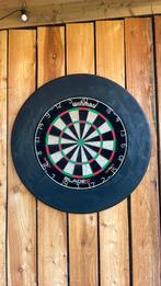 Dartbord, met ophanghaak , ring en veel pijltjes, Sport en Fitness, Darts, Ophalen, Zo goed als nieuw, Dartbord