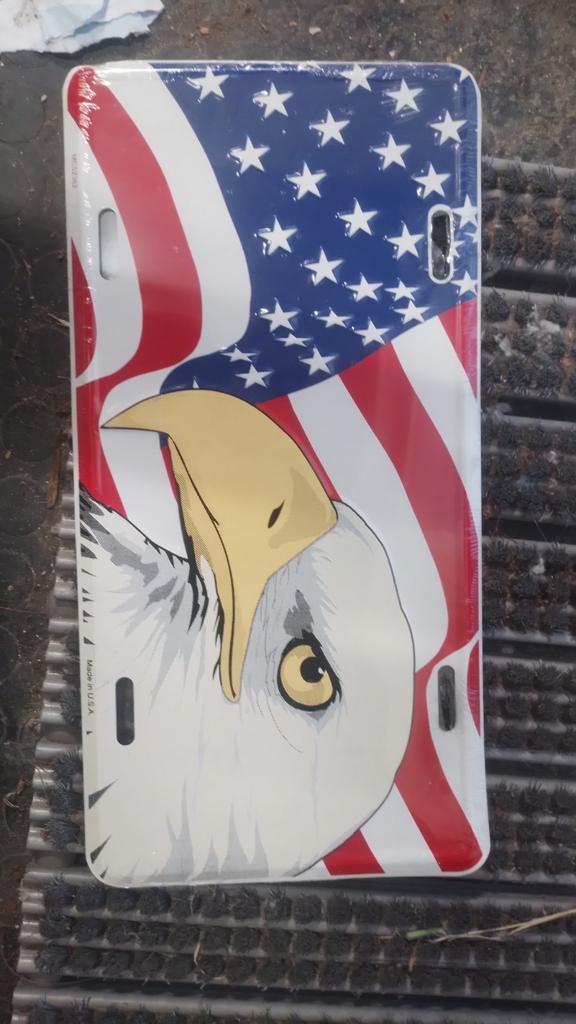 Amerikan eagle plaat, Ophalen