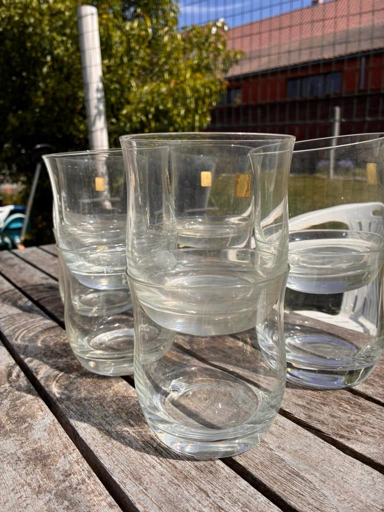 Set van 10 vintage kristallen whiskyglazen, Ophalen, Nieuw, Borrel- of Shotglas