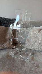 Vintage Plexi wijnrek, Ophalen, Zo goed als nieuw