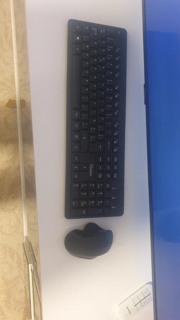 Keyboard + muis, Enlèvement ou Envoi, Qware, Azerty, Comme neuf