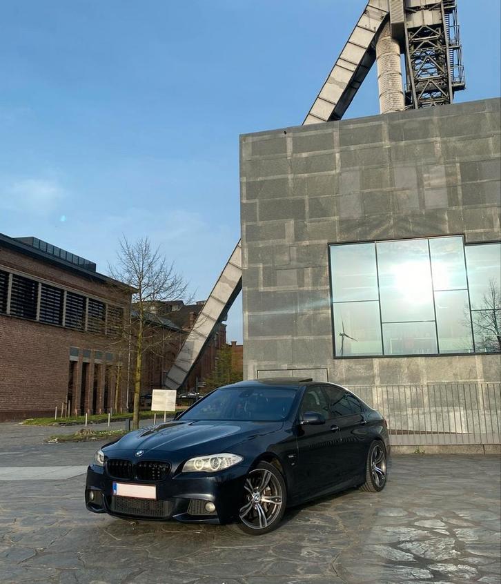 BMW 525d M-Pakket | 218pk |Full Option|Topstaat|Night vision, Auto's, BMW, Particulier, 5 Reeks, Android Auto, Bluetooth, Bochtverlichting