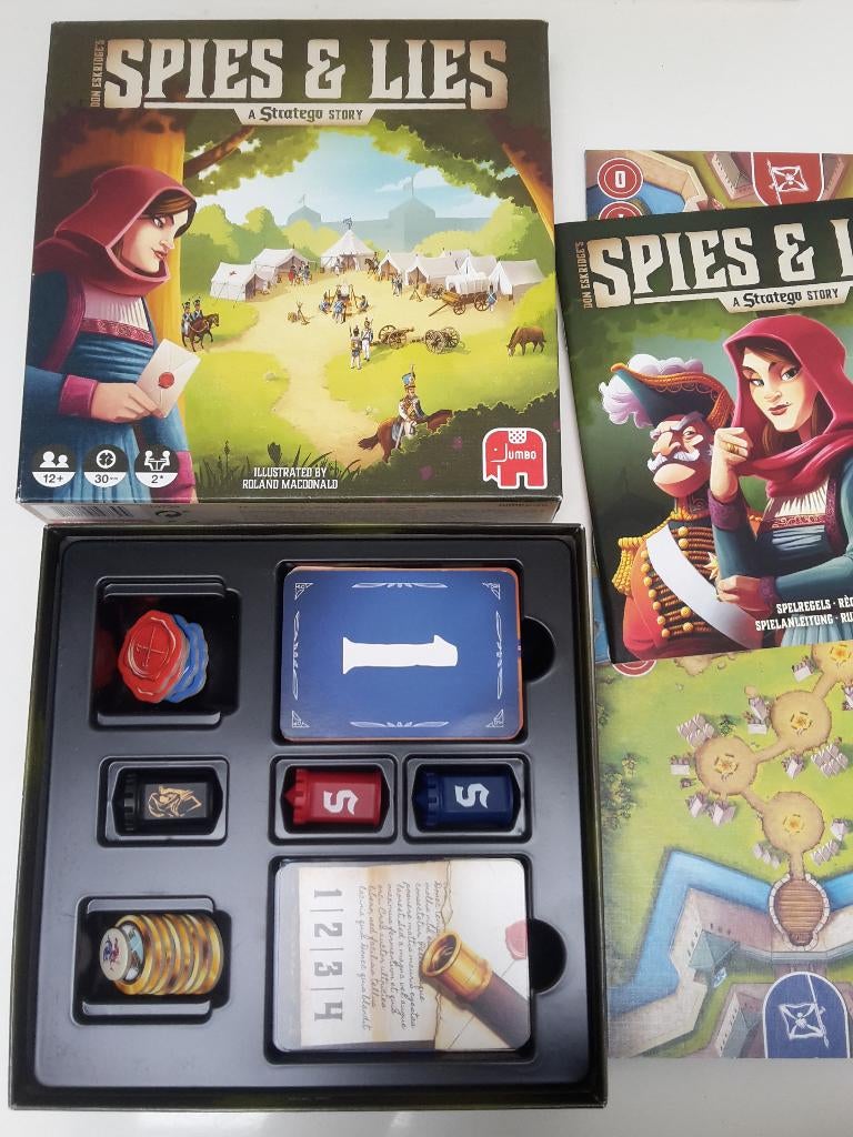 Nieuw spel Spies & Lies, 2 spelers, + 1 gratis promo, Een of twee spelers, Ophalen of Verzenden, Nieuw, Jumbo