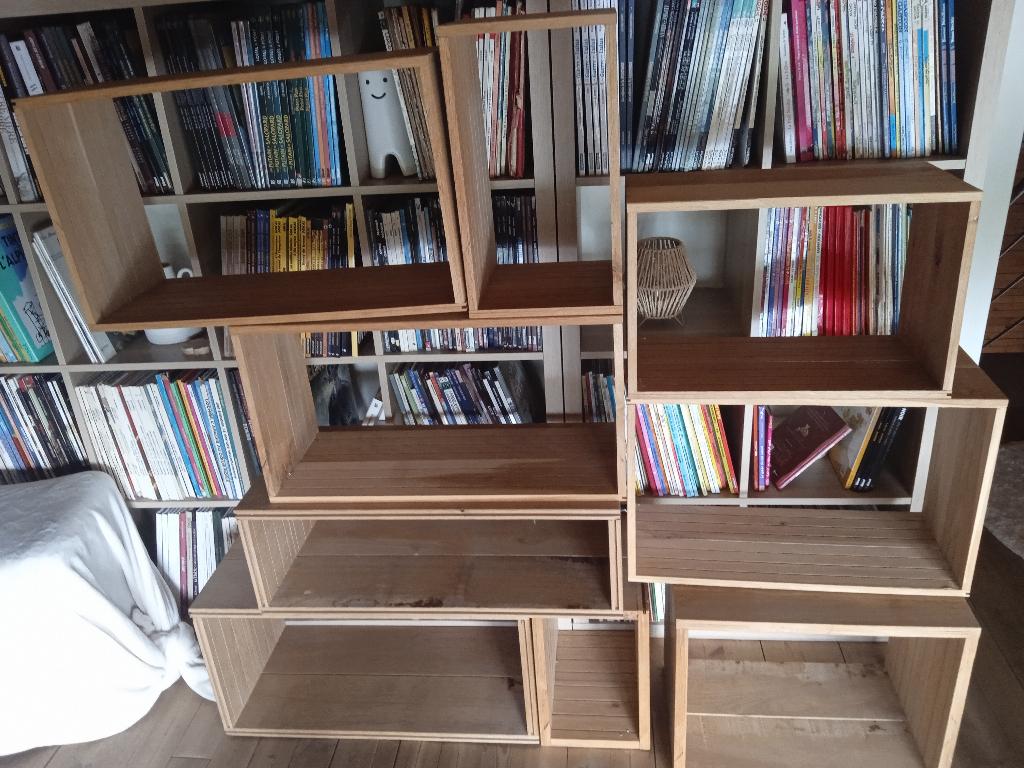 casiers rangement chêne, Maison & Meubles, Armoires | Casiers, Utilisé, Enlèvement