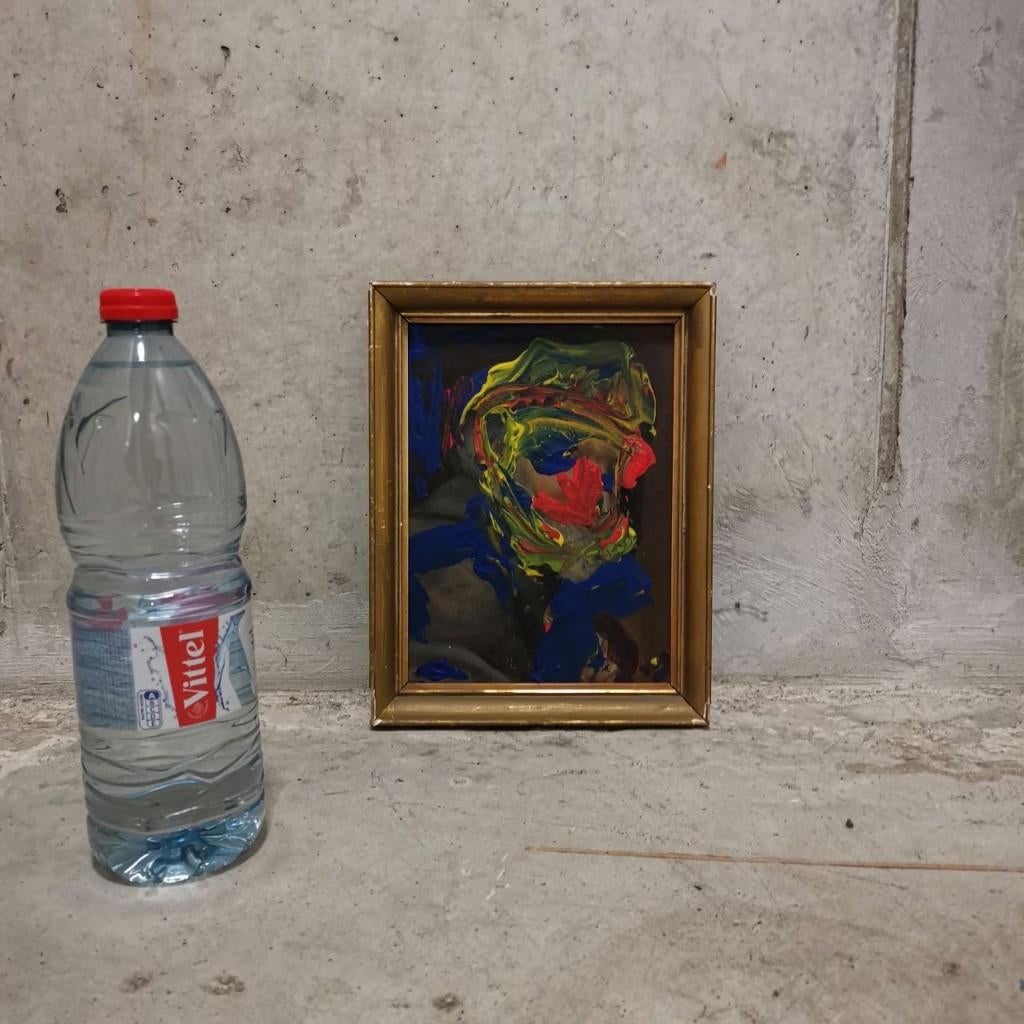 Portrait surpeint (2025) - Tom De Vrieze, Antiquités & Art, Art | Peinture | Moderne, Enlèvement