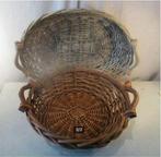 2 Mooie Grote rieten Manden, Ophalen of Verzenden, Zo goed als nieuw, Riet, Mand