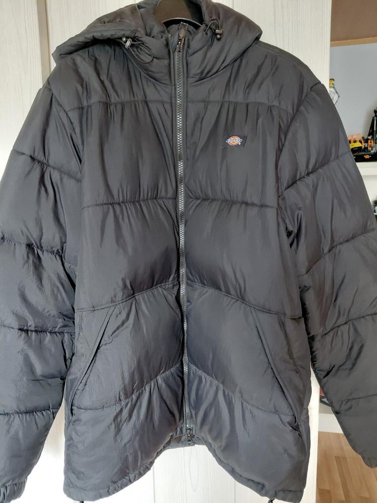 Zwarte winterjas Dickies XL, perfecte staat., Kleding | Heren, Zwart, Maat 56/58 (XL), Dickies, Ophalen of Verzenden