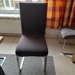 8 stevige aluminium stoelen met afneembare  be, Ophalen, Metaal