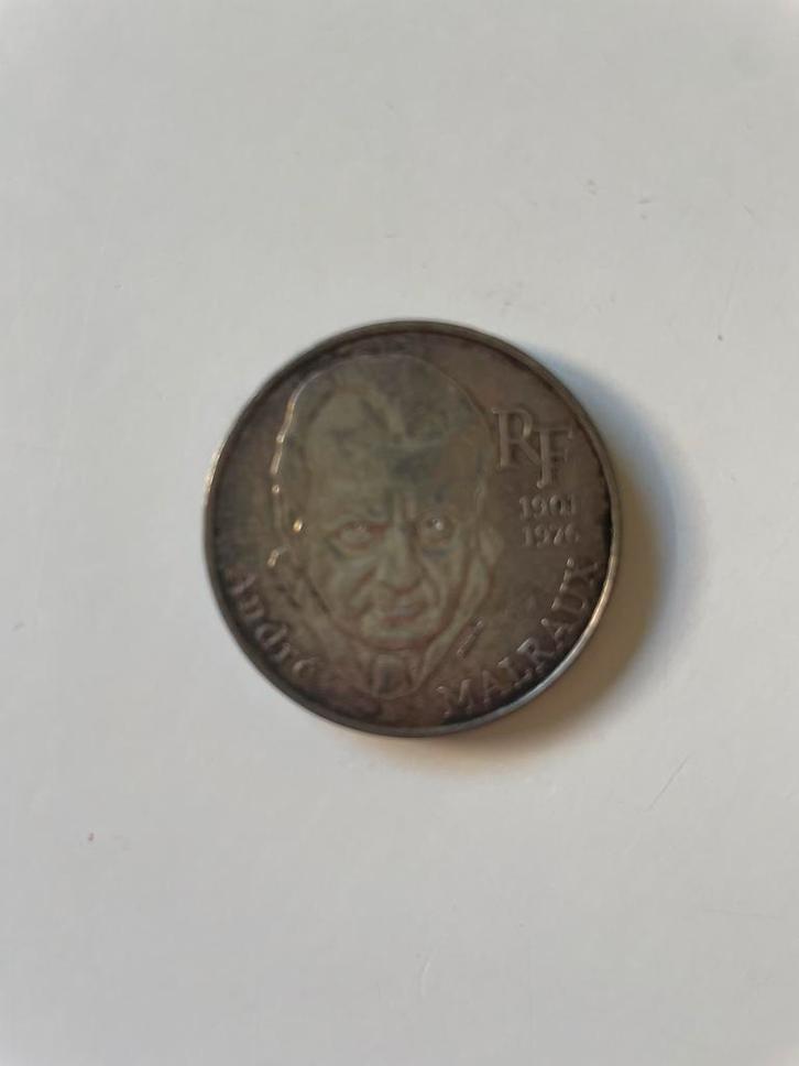 Muntstuk 100 Franse francs 1997 Andre Malraux, Postzegels en Munten, Munten en Bankbiljetten | Verzamelingen, Munten, Ophalen of Verzenden