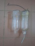 2 drinkflessen voor knaagdieren - glas - 750ml, Ophalen of Verzenden, Gebruikt, Voerbakje