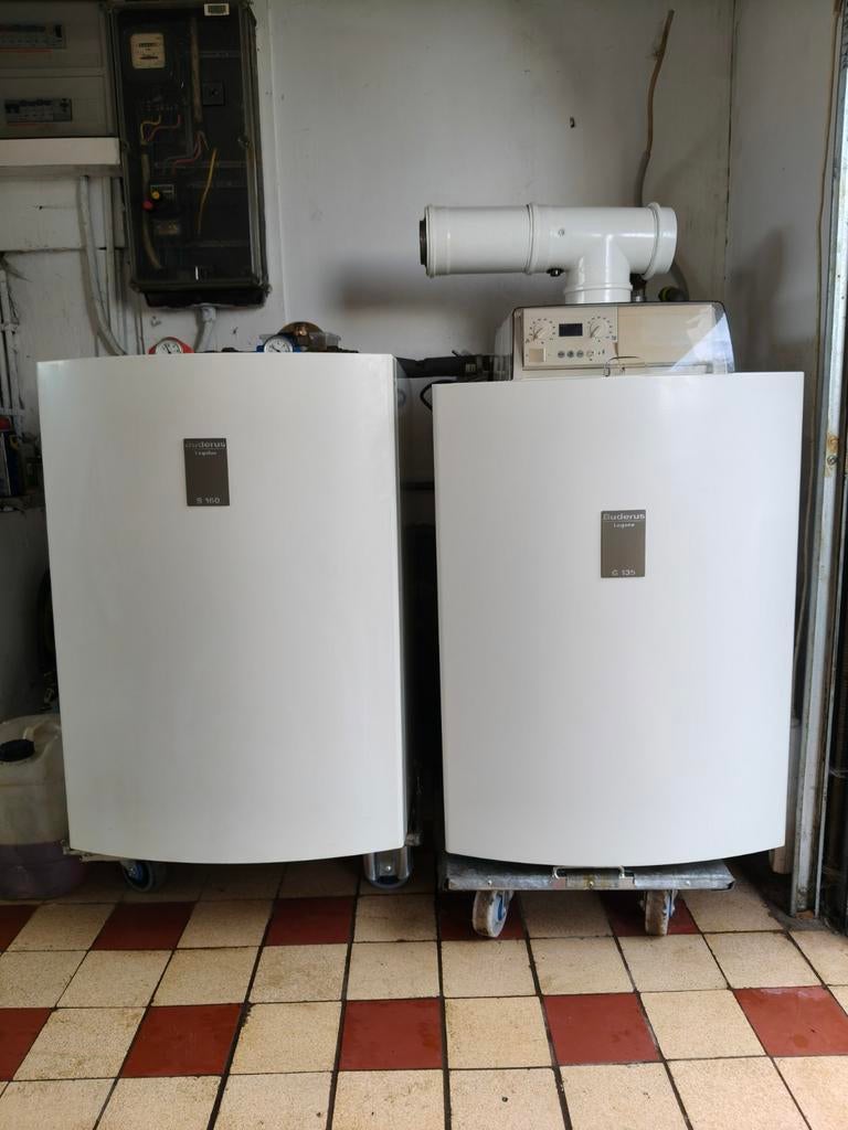 Chaudière à mazout à condensation budurus logano G135., Enlèvement