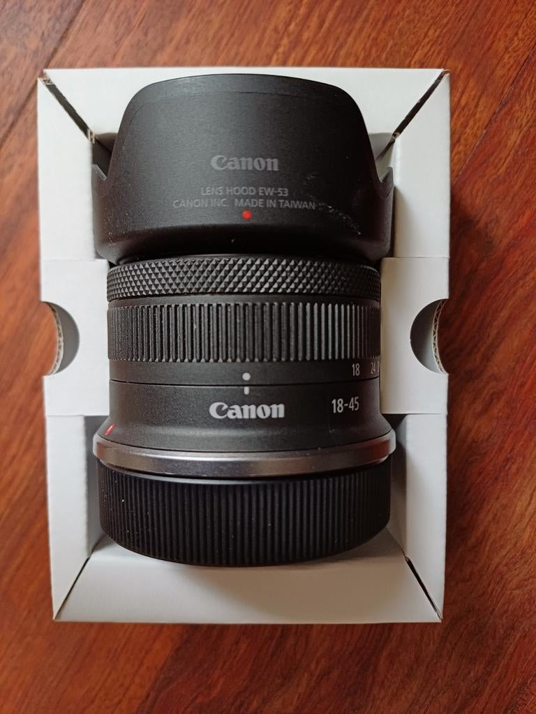 Standaard zoomlens 18/45, 1 module gebruikt als starter., TV, Hi-fi & Vidéo, Photo | Lentilles & Objectifs, Enlèvement