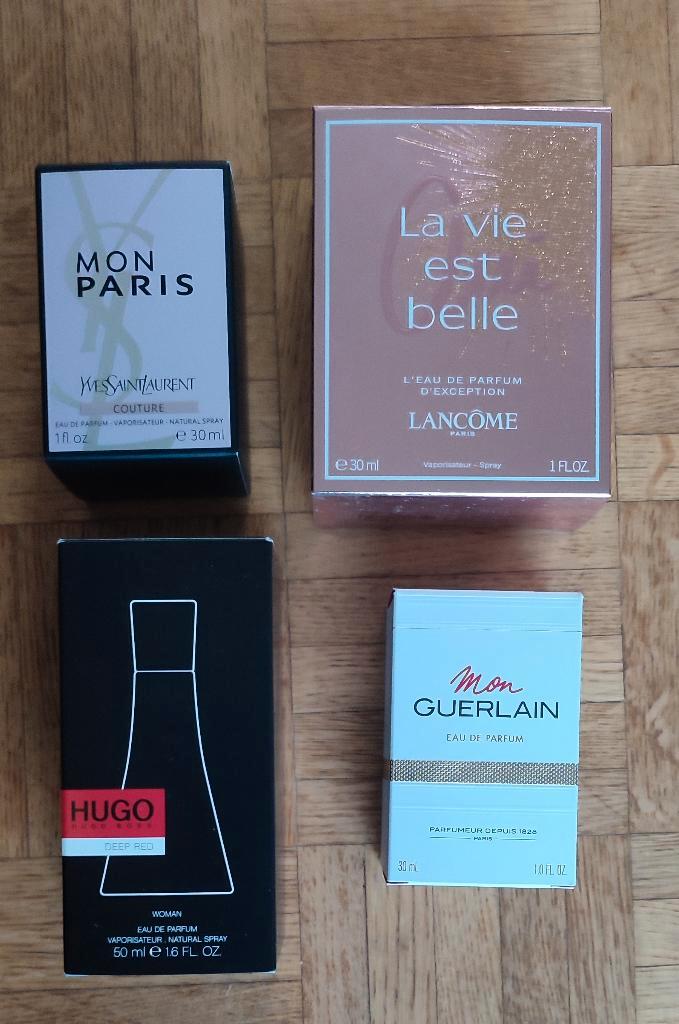 lot de 4 parfums : Lancôme , Guerlain , YSL , Hugo Boss, Bijoux, Sacs & Beauté, Beauté | Parfums, Utilisé, Envoi