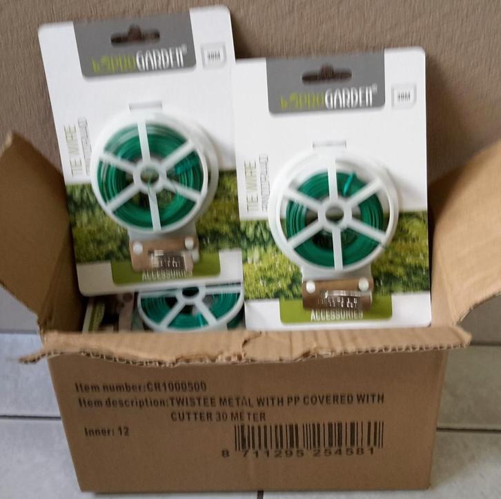 Lot / partij binddraad op rol 30m ( NIEUW ), Tuin en Terras, Kweekspullen, Nieuw, Ophalen of Verzenden