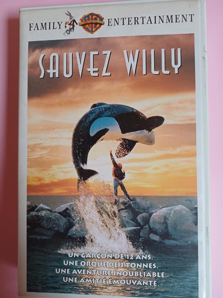 vhs sauvez willy, CD & DVD, VHS | Film, Comme neuf, Enlèvement ou Envoi