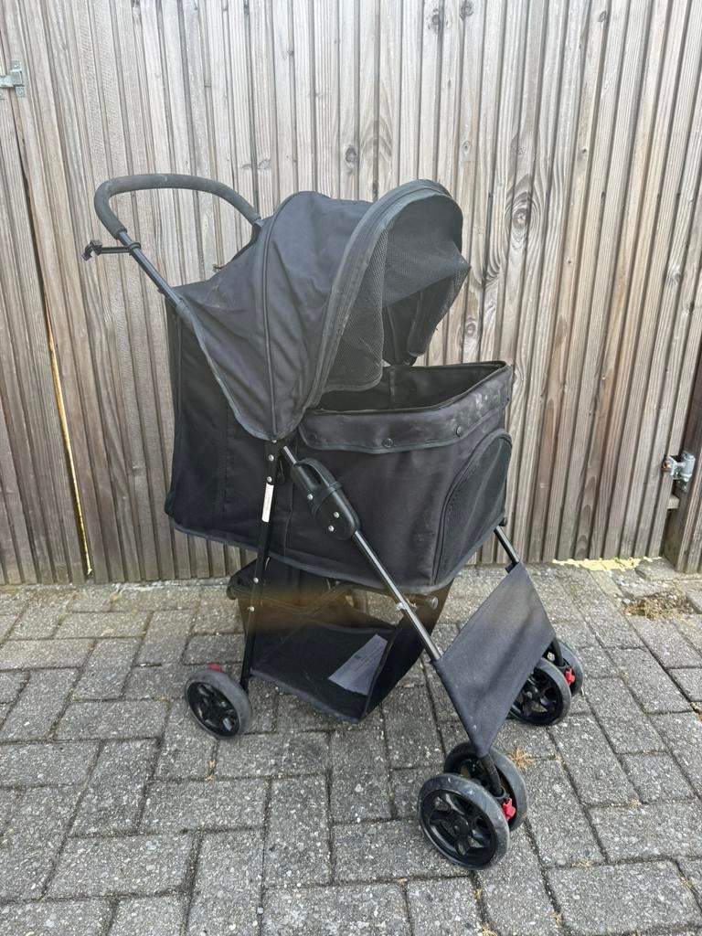 Hondenbuggy, Ophalen, Gebruikt