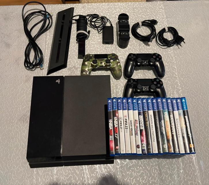 Pack Premium PS4 Fat 500GB complet - prêt à l'emploi, Consoles de jeu & Jeux vidéo, Consoles de jeu | Sony PlayStation 4, Utilisé