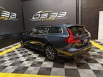 Volvo V60 2.0 B3 MHEV 163pk/LED/LEDER/Keyles/Harman/CAM/18", Autos, Volvo, Cuir, Achat, Entreprise, Noir
