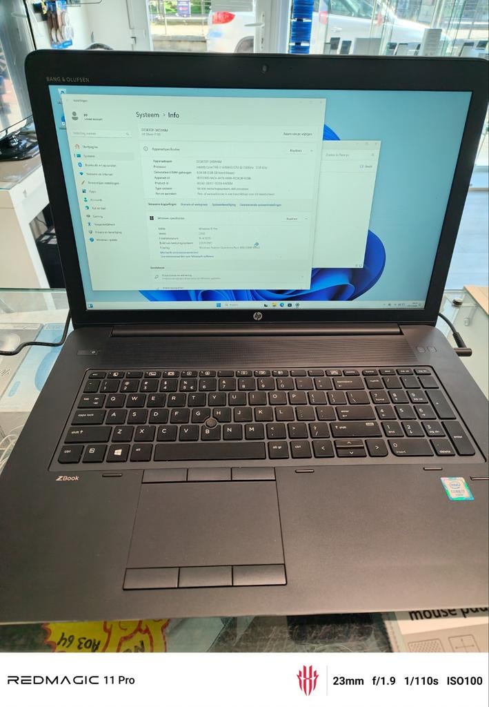 Laptop Hp i7 6th ssd garantie, Ophalen of Verzenden, Qwerty, SSD