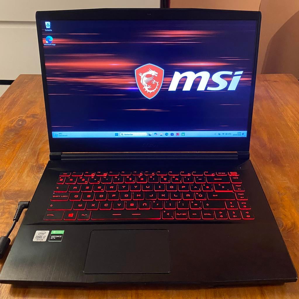 MSI GF63 Thin | i7 | 16GB RAM | Batterie & Ventilo NEUFS, Informatique & Logiciels, Ordinateurs portables Windows, Enlèvement ou Envoi