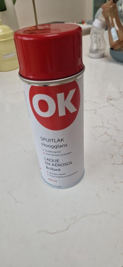 Spuitbus Acryl rood, Doe-het-zelf en Bouw, Ophalen of Verzenden, Rood