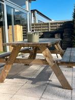 Houten picknick tafel te koop, Ophalen, Zo goed als nieuw