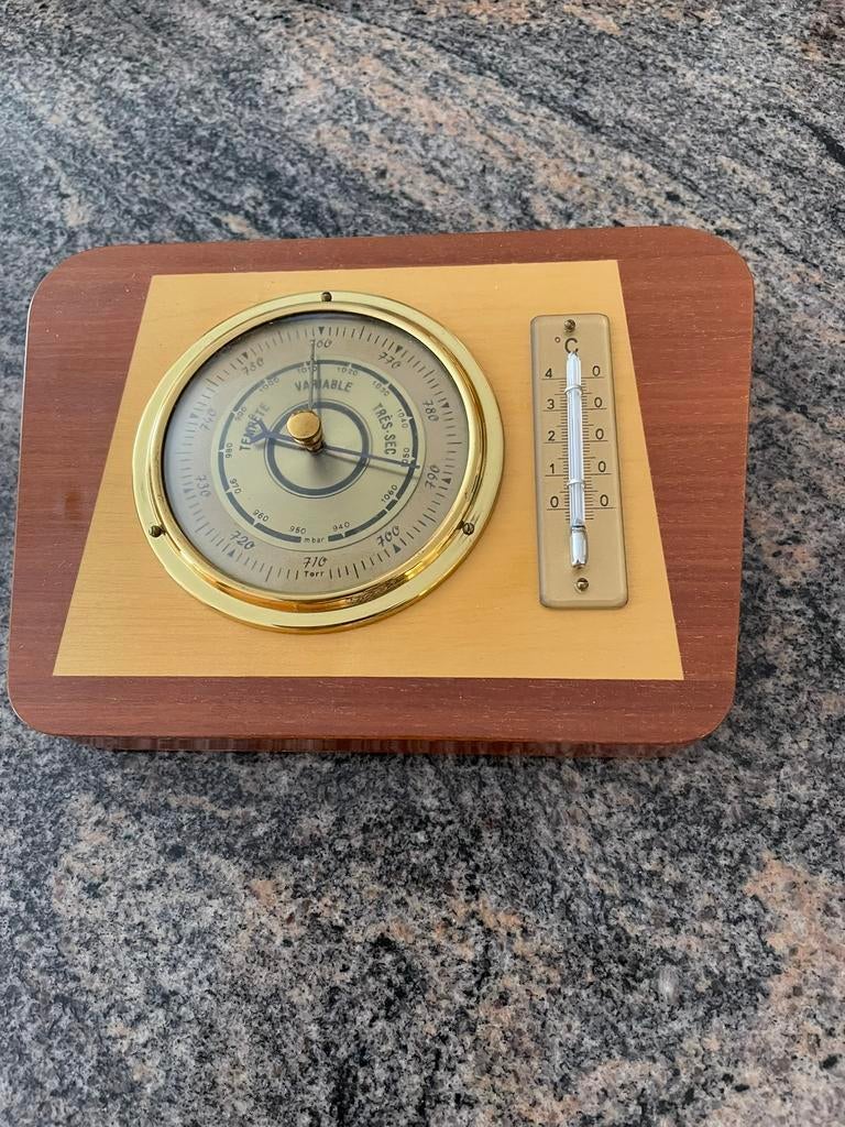 Vintage barometer ophalen tem 30/04, Ophalen, Zo goed als nieuw, Barometer