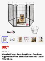 Parc a chien, 65 à 100 cm, Enlèvement, Utilisé, Chenil chien