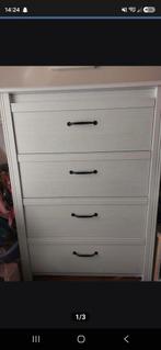 Armoire 4 tiroirs blanche Ikea, Maison & Meubles, Enlèvement