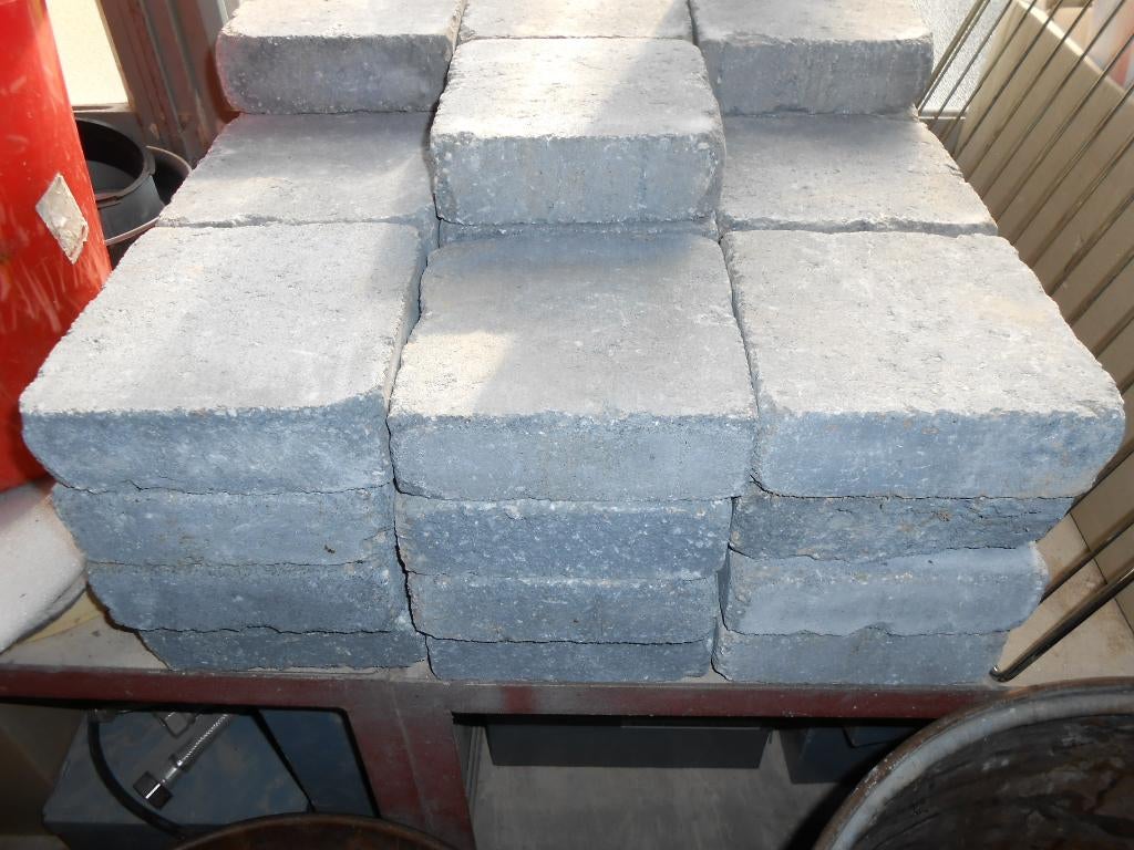 Blocs autobloquants 15x15x5 cm., Neuf, Béton, Enlèvement, Autres types