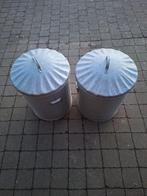 2 gegalvaniseerde vaten  .grijze  rpacto garden afvalvat, Tuin en Terras, Ophalen