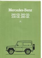 MERCEDES G-KLASSE  1982, Boeken, Ophalen of Verzenden, Zo goed als nieuw, Mercedes