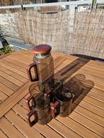 Vintage (water)kan met 4 tassen, Ophalen