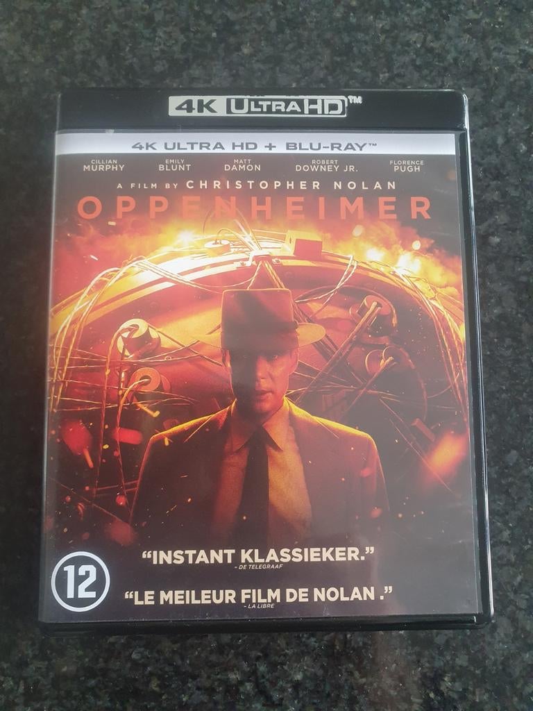 Blu Ray et Blu Ray 4K Oppenheimer, CD & DVD, Enlèvement ou Envoi