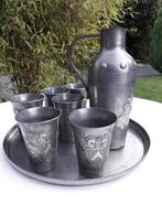 Tinnen drinkset, Antiek en Kunst, Ophalen